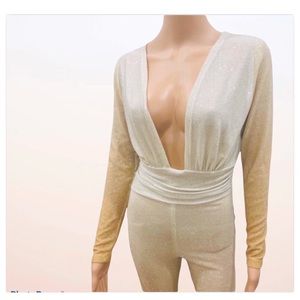 Angel Brinks ombré shine glitter bodysuit! Med!😍